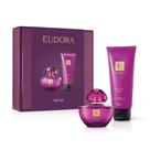 Kit Presente Dia dos Namorados Perfume e Hidratante Corporal Roxo Miniatura Eudora