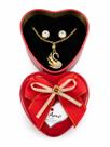 Kit Presente Dia Namorados: Colar Cisne Strass + Brincos Folheados Delicados