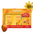 Kit Presente Fattore Manga e Flor de Maracujá Sabonete 400ml Esfoliante 250g Hidratante 400ml
