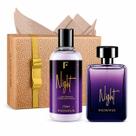 Kit Presente Feminino Night Facinatus Com Fragrância Intensa E Hidratação