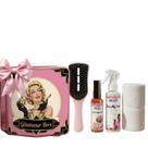 Kit presente Glamour Box Cabelo de Diva Beleza Express rosa