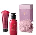 Kit Presente Nativa Spa Ameixa (3 itens) Hidratante + Sabonete Líquido + Esponja
