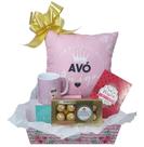 Kit Presente Para Avó Vovó Querida + Caixa Chocolate Ferrero
