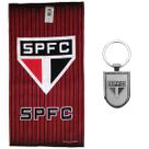 Kit Presente São Paulo - Toalha De Banho + Chaveiro Oficial