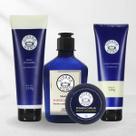 Kit Presente Shampoo Fortalecedor Previne Queda Cabelo Pomada Capilar Creme Barbear Balm Pós Barba