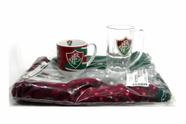 Kit Presente Torcedor FLUMINENSE RJ 3x1 Toalha Caneca 340ml Cafe 300ml - AllMix