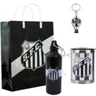 Kit Presente Torcedor Garrafa Caneca Chaveiro Santos