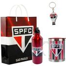 Kit Presente Torcedor Garrafa Caneca Chaveiro São Paulo