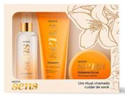 Kit presenteavel sens c/ 3 itens - flor de ameixa e baunilha Kit presenteavel sens c/ 3 itens - flor de ameixa e baunilha