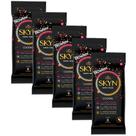 Kit Preservativos com 5 Pacotes SKYN Cocktail com 6 unidades