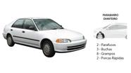 Kit Presilha Parabarro Dianteiro Civic 92 A 06 Fit 04 A 08