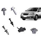 Kit Presilha Parachoque Corolla Fielder 2002 a 2008 Dianteir