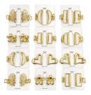 Kit Presilhas Douradas Femininas Luxo Cabelo Elegante 24 Und Kit Presilhas Douradas Femininas Luxo Cabelo Elegante 24 Und