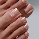 Kit Pressione nas unhas dos pés Bartbox Real Square Pearl Chrome 30