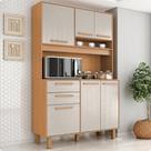 Kit Prime Armário Para Cozinha 6 Portas 2 Gavetas (1,20 M)