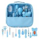 Kit Primeiros Cuidados Bebê 13 peças + Nécessaire Azul