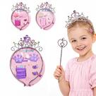 Kit Princesa Infantil Tiara Coroa Varinha Acessorios Festa Fantasia Menina