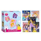 Kit Princesa Jogo da Memória 20 Peças + 5 Mini Livros Clássicos Infantil Educativo Contos de Fadas Menina Kit Princesa Jogo da Memória 20 Peças + 5 Mini Livros Clássicos Infantil Educativo Contos de Fadas Menina