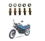 Kit Prisioneiro Coroa Com Porca Honda Cbx 150 Aero