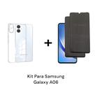 Kit Privacidade Com 2UN Películas 3D De Vidro Anti Espião + Capa Anti Impacto para Samsung Galaxy A06 Kit Privacidade Com 2UN Películas 3D De Vidro Anti Espião + Capa Anti Impacto para Samsung Galaxy A06
