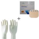Kit Procedimento 01 Par de Luva Latex + Curativo Hidrocoloide Placa Extrafino Regular 01 Unidade Vitamedical