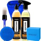 Kit Produto Para Limpar Hidratar e Restaurar a Cor do Couro Higicouro Hidracouro Vonixx