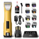 Kit Profesional de Peluquería para Perros FuzzyFix con 8 Peines Guía