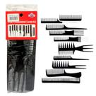 Kit Profissional 10 Pentes Ideal P/ Barbearia E Cabeleireiro