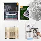 Kit Profissional de Desenho com 12 Canetas Nanquim, Sketchbook A4 160g e Conjunto Completo para Ilustração Artística -