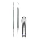 Kit profissional de limpeza de unhas grossas Onyx, conjunto de 3 peças