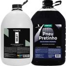 Kit Profissional Limpeza e Tratamento de Pneus e Borrachas Vonixx Delet Pneu Pretinho Kit Profissional Limpeza e Tratamento de Pneus e Borrachas Vonixx Delet Pneu Pretinho