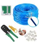Kit Profissional Para Montagem De Cabo Rede 100 Metros Promo