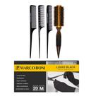 Kit profissional pente escova metalica 20un luva m marcoboni Kit profissional pente escova metalica 20un luva m marcoboni