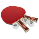 Kit Profissional Tênis de Mesa Ping Pong 2 Raquetes Impulse ITTF e 3 Bolas Vollo