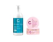 Kit Progressiva 500ml e Mascara Regeneradora Loira Amavia