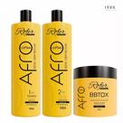 Kit Progressiva Afro Coffee 500ML + Botox Afro Coffee 500g Rofer Profissional