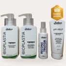Kit Progressiva Orgânica 300 ml + Reconstrutor 100 ml + Acidificante pH Help 200 ml