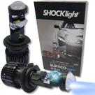 Kit projetor led nano h7 conversão elíptico lâmpada mini canhão 5000l 12v 6500k shocklight Kit projetor led nano h7 conversão elíptico lâmpada mini canhão 5000l 12v 6500k shocklight