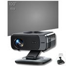 Kit Projetor XIWBSY M05 800 ANSI Lumens Android 12 Bluetooth 5.3 Wifi 5 Com Tela Reflexiva 100 Polegadas Cinza