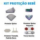 Kit Proteção Bebê Tomada Móveis Trava Gaveta Quina 19 peças Kit Proteção Bebê Tomada Móveis Trava Gaveta Quina 19 peças