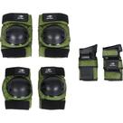 Kit Proteção Esportivo Skate Patins Mormaii Verde Tamanho M 498900 BelFix
