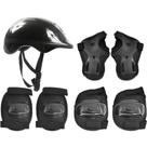 Kit Proteção Infantil - 4 Peças - Dm Toys - PRETO
