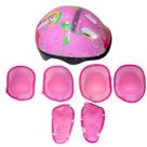 Kit Proteção Infantil 7 Peças Desenho Rosa