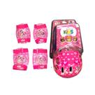 Kit proteção infantil capacete joelheira cutuvel. princesa - ABSOLUTE