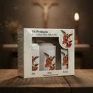 Kit Proteção Sal Agua Vela São Miguel Arcanjo Kit Proteção Sal Agua Vela São Miguel Arcanjo