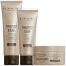 Kit Protect Care 1 Shampoo 240ml 1 Condicionador 200ml 1 Máscara 240g Lowell