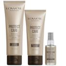 Kit Protect Care 1 Shampoo 240ml 1 Condicionador 200ml 1 Óleo 30ml Lowell