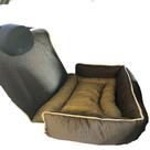 Kit Protetor Banco Toddy Grande Colchonete Liso Marrom