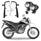 Kit Protetor Carenagem Par Farol Milha U5 NXR 160 Bros 2022