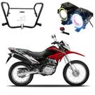 Kit Protetor Carenagem + U7 Angel Eye Bros 125 2016 2017 2018 2019 2020 2021 2022 2023 2024 2025